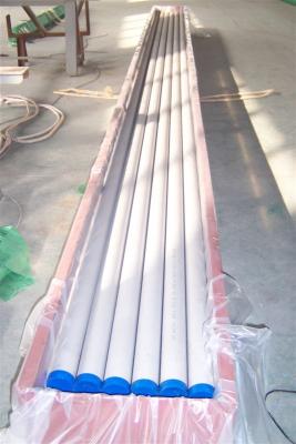 China Heat Exchange Tube Stainless Steel Piping With 304 321 316l 2205 Grade / Size 15mm 25mm 38mm for sale