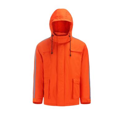 China New Design Waterproof Workwear Mens Hooded High Performance Waterproof Jacket For Workers for sale