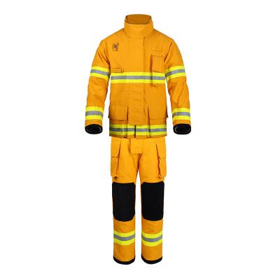 China Firefighter Uniform UL NFPA Certified Nomex Firefighter Uniform For Firefighter for sale