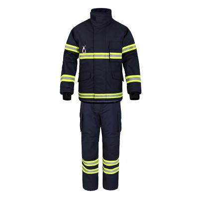 China Firefighter Suit EN Certified Aramid Firefighter Suit For Fire Fighting for sale