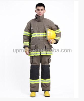 China Size EN469 Bunker Gear Navy Blue Fire Suit Fire Fighter Clothing Fire Fighter Assembly Flame Retardant Gear for sale