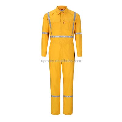 China Flame retardant coverall Uprotec coveralls safety workwear noemex fabric for sale