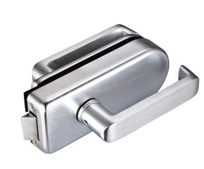 China 2021 Door Stainless Steel Frameless Glass Sliding Door Lock For Swing Door Handle Patch Fixture Glass Lock for sale