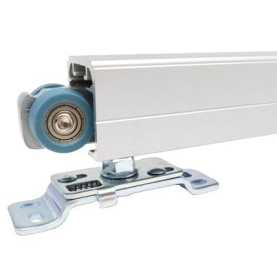 China New Contemporary Sliding Door System Hanging Rail Top Mounted Single Sliding Door Hardware Track Kit for sale