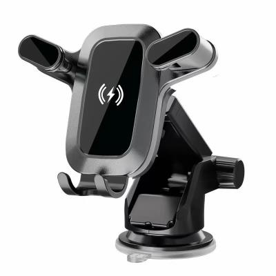 China Adjustable pinchao car phone chargers Upgraded Car Mount Strong Suction Windshield Dashboard Mobile phone holder for car for sale