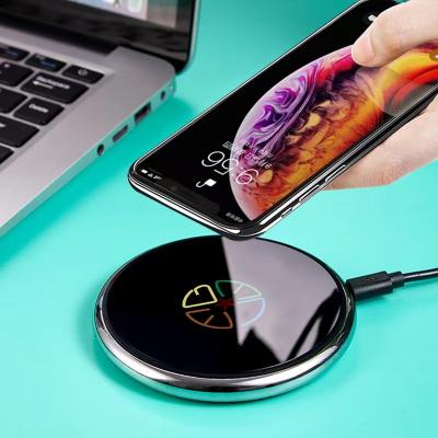 China 15W Wireless Charger 2023 Hot selling wireless charger 15w mobile phone charger for home work, office work, custom business logo gifts for sale