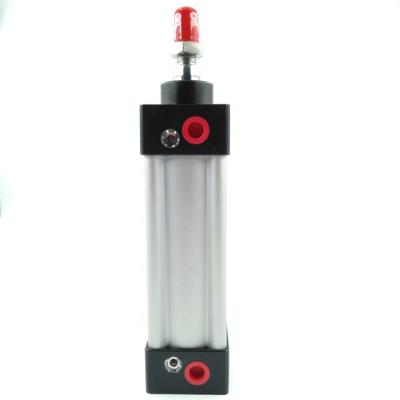 China Industry Double Acting Aluminum Extruded Body Air Cylinders / Pneumatic Actuators for sale