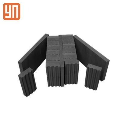 China Diamond Tooth Corrugated Head Sintered Graphite Mold Graphite Products Shape Requested for sale