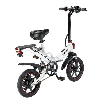 China Cheap Shipping Aluminum Overseas Variable Speed ​​Drop Warehouse Alloy+ABS Factory14nch Ebike Foldable Electric Bike for sale