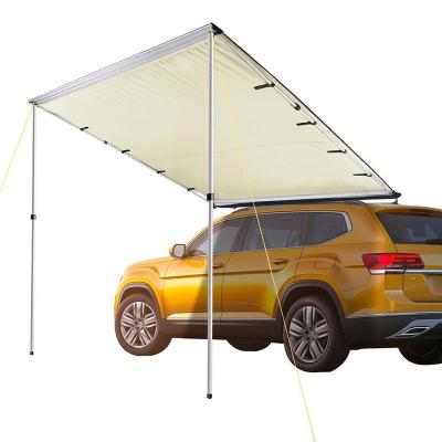 China Portable Car Summer Camp Canopy Sun Protection Rain Side Car Shade Tent Shade Shelter Trailer Beach Tent for sale