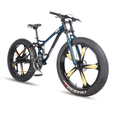 China Boy And Girl Mountain Bike Student Steel Variable Speed ​​Off Road Vehicle Beach Snowmobile Super Wide Tire Bike for sale