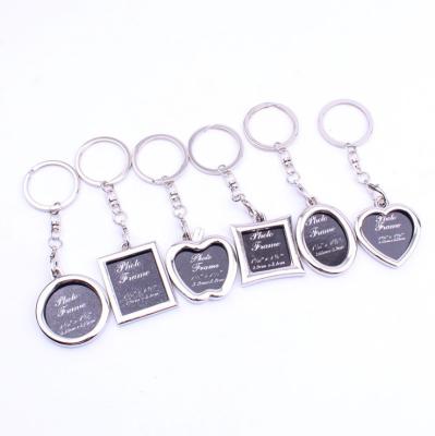 China Promotion Gift Amazon China China High Quality Hot Sale OEM Customized Digital Cheap Metal Frame Photo Key Chain for sale