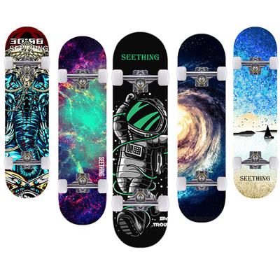 China High quality youth skate board for kids outdoor sports adult skateboards double deformed skateboard for sale