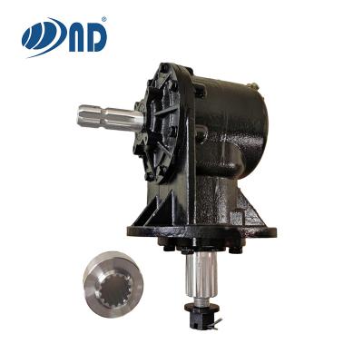 China Fertilizer Spreader Gearbox Agricultural Tractor Drive Right Angle PTO Shaft Bevel Flail Mowers for sale