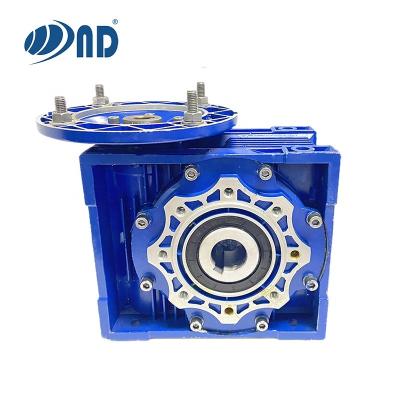 China Hotels Aluminum NMRV Series Gear Reduce Worm Gearbox For Single Screw Extruder for sale