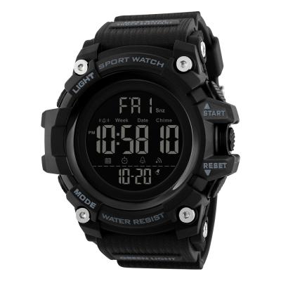 China Alarm SuperMarch Promotion! ! free shipping 5ATM waterproof sports military digital wristwatch for men #1384 for sale