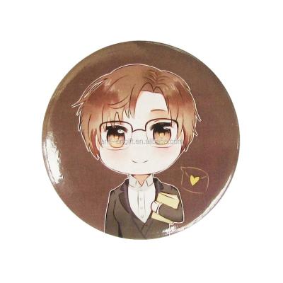 China Europe Custom Design Offset Printing Button Lapel Pin Cardboard Wholesale Boy With Cool Tinplate Glass Pins Cheap Price No MOQ for sale