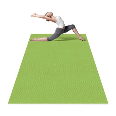 China Custom Large Size Non-slip Wearing Double People Tape Yoga Mat for sale