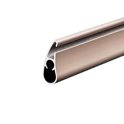 China door & Supplier 6063 Wholesale Window Curtain T5 Extrusion Bottom Rail Aluminum Profiles For Roller Blinds for sale