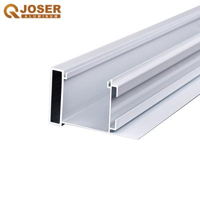 China door & Wholesale Customized Aluminum Window Powder Coating Extrusion 6063 T5 Bottom Rail Profile For Honey Comb Blinds for sale