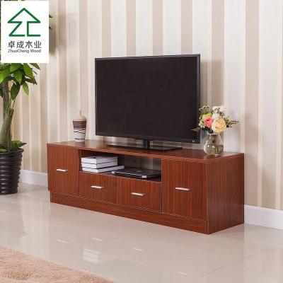 China low price design corner wooden tv stand furniture modern for sale