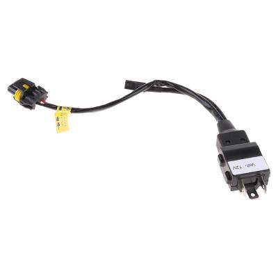 China 12V/24V Automotive Relay Harness Control Cable For H4 Hi/Lo Bi-xenon HID Bulbs Wiring Controller for sale