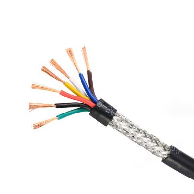 China RVVP 4 Core Power Cable 4 Core 1.5mm 2.5mm 4mm 16mm 24awg 16 Wire Shielded Overhead Flexible 6mm 4core Square Mm Electrical Unshielded 16 for sale