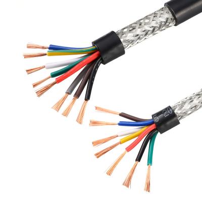 China High Tensile Copper Wire 8 Core RVVP Flexible PVC Alarm Cable Shielded Signal Cable Sheath Electrical Wires Copper for sale