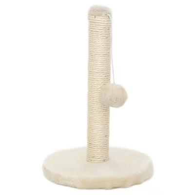 China Best Meijietong Stuffed Plush Cat Scratching Post Bed And Stuffed Scratching Platforms Treehouse Tall Scratching Post For Cats for sale