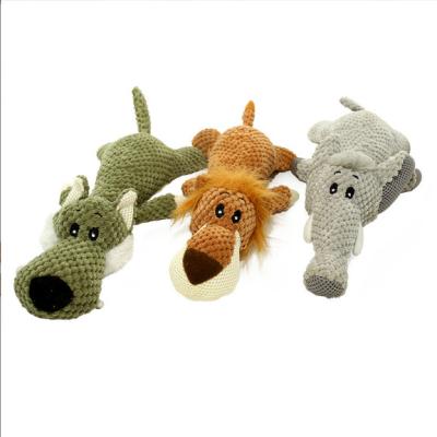 China Meijietong Factory Direct Sale Cotton Plush Chew Toy Wholesale Custom Durable Pet Stocked Dog Toys Pet Plush Toys for sale