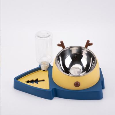 China Hot Selling Meijietong 2022 New Style Custom Automatic Cat Water Dispenser Feeder Bowl Smart Pet Feeder for Dogs and Cats for sale