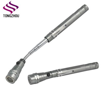 China Portable Extendable Emergency LED Light Torch Flashlight With Double Magnetic for sale