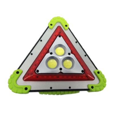 China Aluminum+Nylon Triangle USB Rechargeable Warning Light Car Warning Light Outdoor Traffic Emergency LED Light for sale