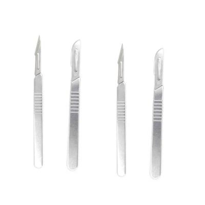 China Safe Customized High Quality Veterinary Auxiliary Practice Tool Steel Scalpel Handle for sale