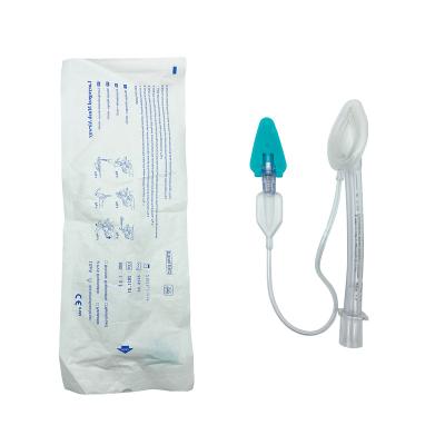 China Disposable Medical PVC Hosiptal Consuables Flexible Backing Safety Surgical Laryngeal Mask Airway With Air Pouch for sale