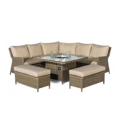 China Funiture Set Contemporary Wicker Outdoor Patio Furniture Fire Table for sale