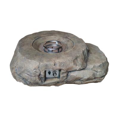 China Rock Shaped Stored Natural Gas Mine Fire Modern Mine Gas Outdoor Fire Pits Patio for sale