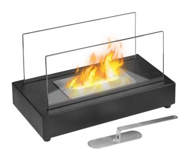 China Modern design luxury square tabletop fireplace for indoor heating decoration for sale