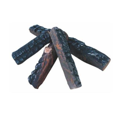 China Natural Artificial Log Style Gas Logs Firewood Artificial Wood For Fire Pit for sale