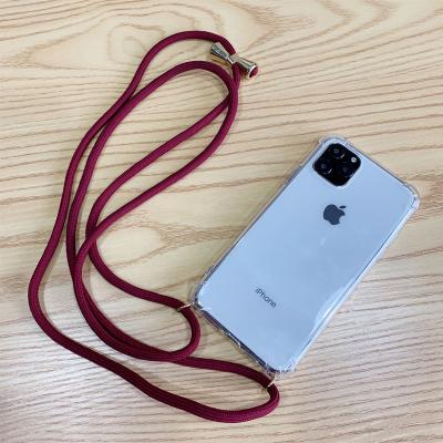 China with Lanyard Neck Strap String Cord Hanging Smart Cover Mobile Phone Cell Phone Case For iPhone 6 6s 7 8 plus X Xr Xs Max For All Mobile Models for sale