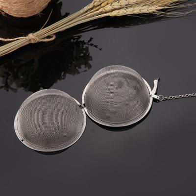 China Sustainable Food Grade Ball Shape Tea Accessories Stainless Steel Tea Infuser Wholesale for sale