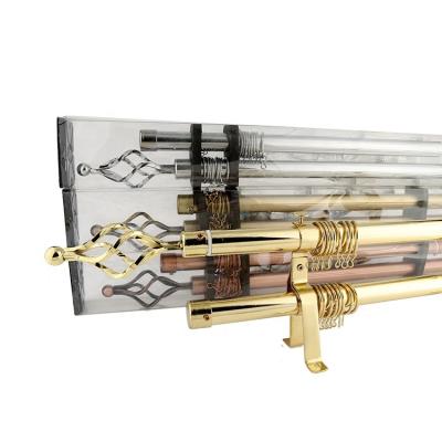 China High End Fancy Type Durable Metal Iron Pole Curtain Maker Rods for sale