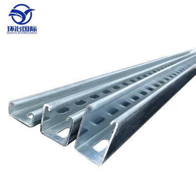 China Luxury Galvanized Steel C Channel Unistrute Factory Price 41*41,41*21 for sale