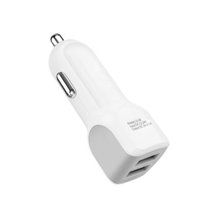 China Hot Selling Universal Mobile Phone Car Dual Port Charger Fast Car USB Charger for sale