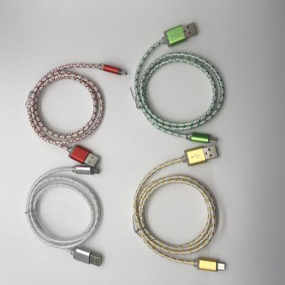 China Type-C Micro USB Cable Flash Data Player MP3/MP4 Single Design Data Cable Line for sale