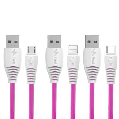 China New factory direct sale MP3/MP4 player data cable for type-c micro USB mobile phone cable for sale