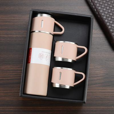 China Viable Sports Cup Kit Set Tumbler Cups Tumblrs Stainless Steel Water Bottles Flask Vasos Termicos Termos Camping Vacuum Xmas Gift for sale