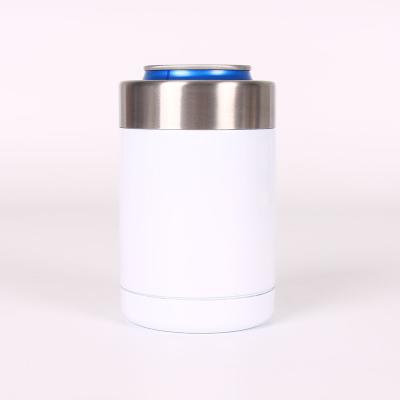 China Hot Selling 12oz Viable Insulated Slim Can Cooler Stainless Steel Sublimation Box Cooler for sale