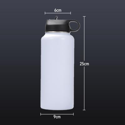 China USA 32oz stainless steel double wall insulated sublimation sports empty water bottle for sale for sale