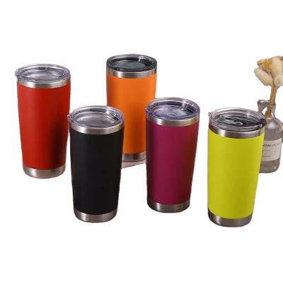 China 20oz Durable Hot Selling Tumbler Stainless Steel Vacuum Double Wall Coffee Mug With Lid for sale